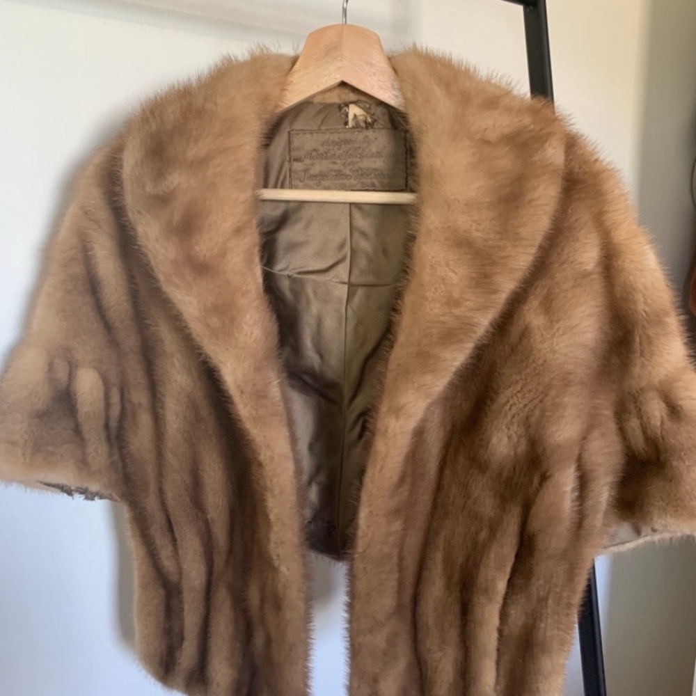 Mink shawl by Martin Tolchinsky